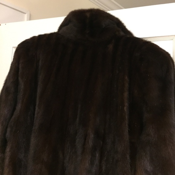 Ladies Mink Swing Coat, modern silhouette,